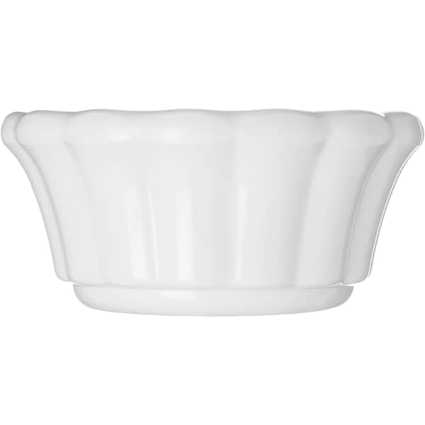 Carlisle Foodservice Melamine Scalloped Ramekin, 2 oz., Wt, PK48 - 4394302