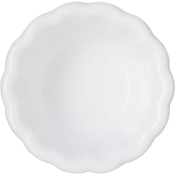 Carlisle Foodservice Melamine Scalloped Ramekin, 2 oz., Wt, PK48 - 4394302