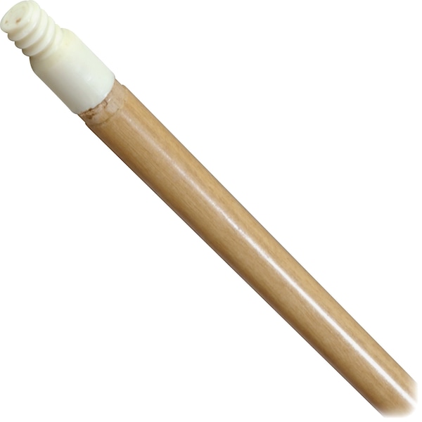 Carlisle Foodservice Nylon Tip Wood Handle, 60" L, PK12 - 4028500
