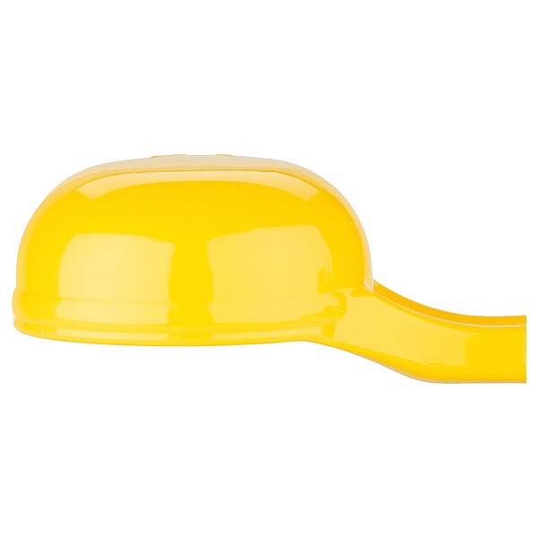 Carlisle Foodservice Solid Short Handle, 1 oz., Yellow, PK12 - 492104