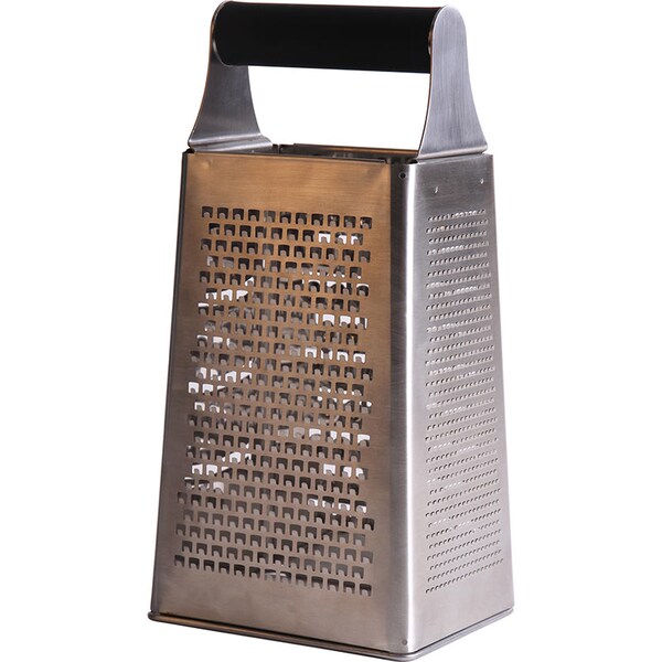 Mercer Cutlery Box Grater, 4-Sided, 3-1/2"x4-3/4"x9"H - M35420