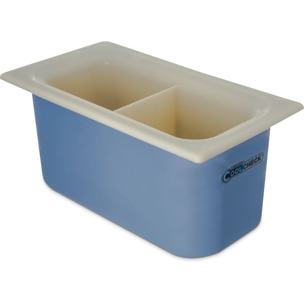 Carlisle Foodservice CoolChck, 6" D, 1/3-Sz Div Food Pn, 3.4 qt. - CM1103C1402