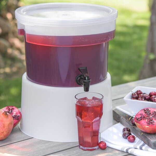 Carlisle Foodservice Round Dispenser, 3 gal., See-Thru - 221930