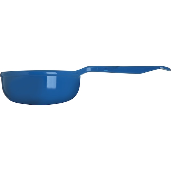 Carlisle Foodservice Solid Short Handle, 8 oz., Blue, PK12 - 493114