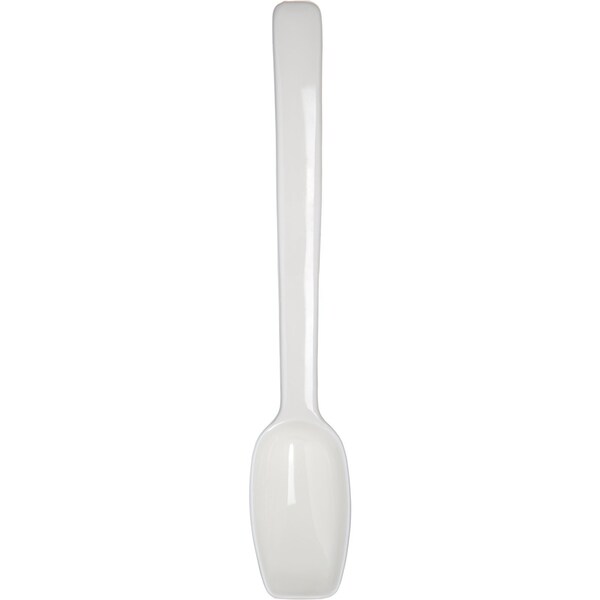 Carlisle Foodservice Solid Spoon, 0.5 oz., 8", Wht, PK12 - 446002