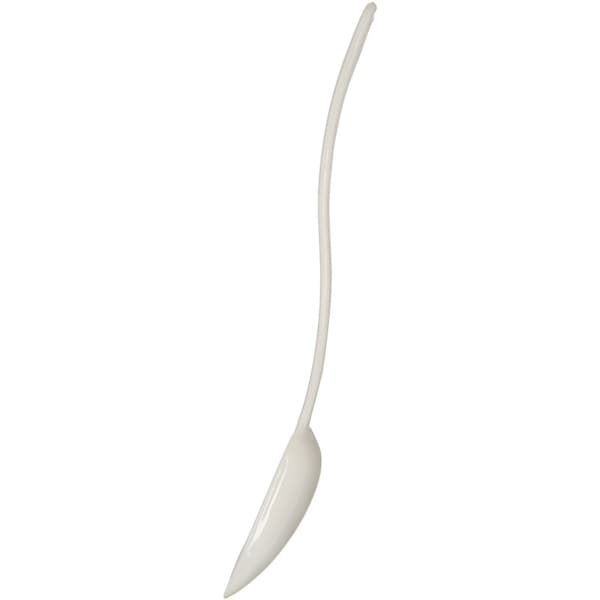 Carlisle Foodservice Solid Spoon, 0.5 oz., 8", Wht, PK12 - 446002