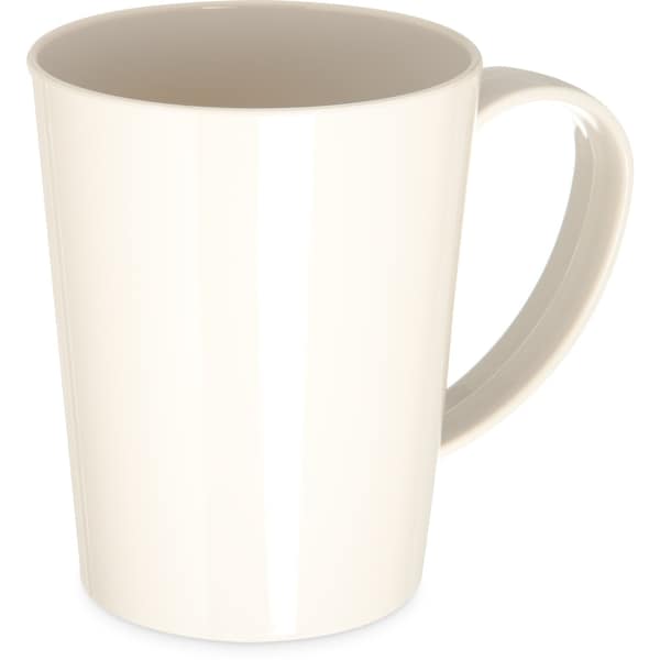 Carlisle Foodservice Mug, 12 oz., Bone, PK12 - 4306842