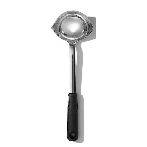 Oxo International Good Grips Ladle, 11.9 in OAL, Stainless Steel, Polished - 11283400