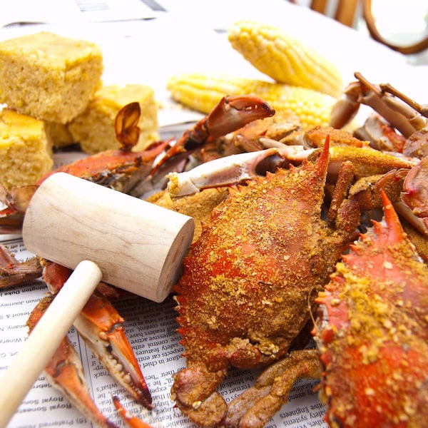 Maine Man Seafood Crab Mallet Wood - CM-8/4