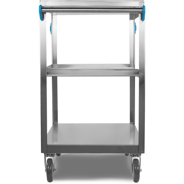 Carlisle Foodservice SS Utility Cart, 3 Shelf, 500 lb., 21x35" - UC5032135