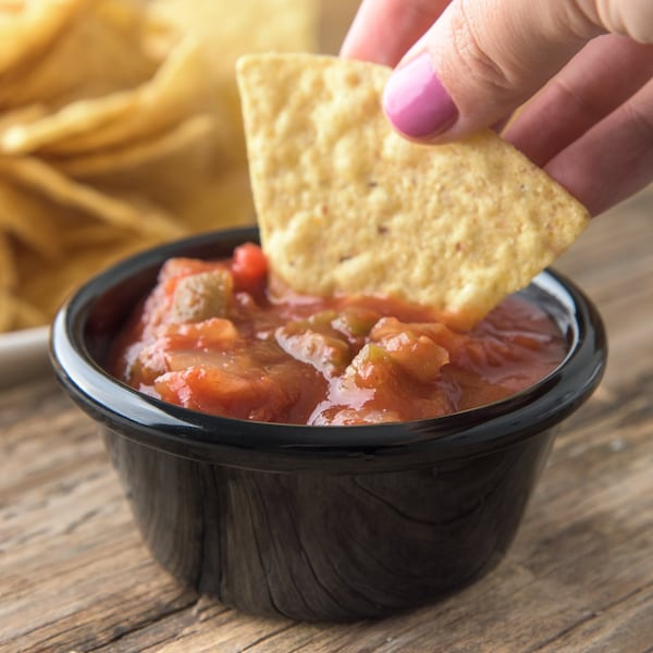 Carlisle Foodservice SAN Smooth Ramekin, 6 oz., Blk, PK48 - 4312603