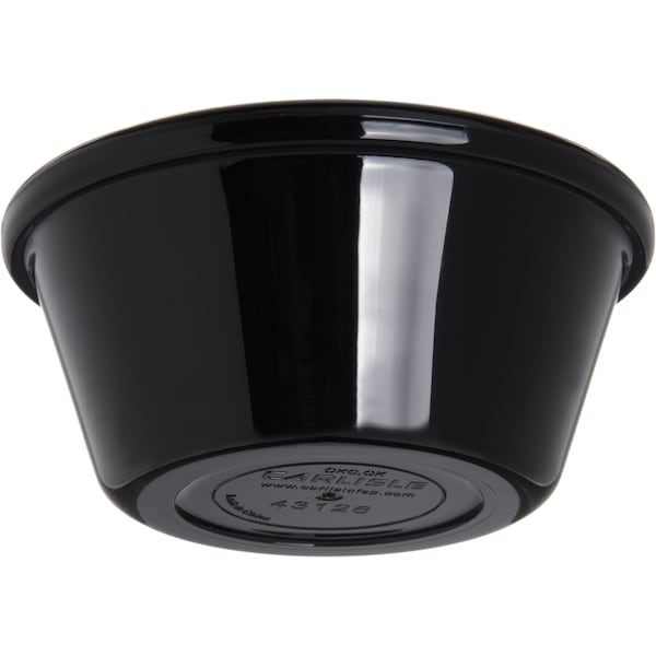 Carlisle Foodservice SAN Smooth Ramekin, 6 oz., Blk, PK48 - 4312603
