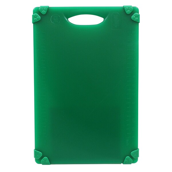 Tablecraft Grippy Cutting Board, Green, 12"X18"X.5" - CBG1218AGN