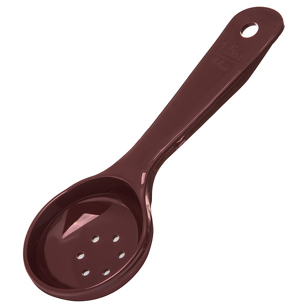 Carlisle Foodservice Perf Short Handle, 1.5 oz., Brown, PK12 - 496101