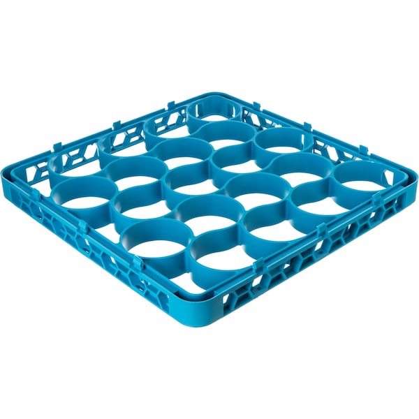 Carlisle Foodservice Shrt Glass Rack Ext, 20 Comp, Blu, PK6 - REW20S14