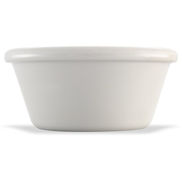 Carlisle Foodservice SAN Smooth Ramekin, 6 oz., Bone, PK48 - 4312642