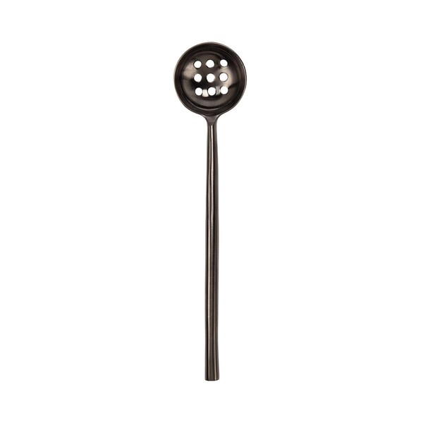 Abbott Collection 7 in. Stainless Steel Olive Spoon, Matte Black - AB-36-ONYX-OLIVE