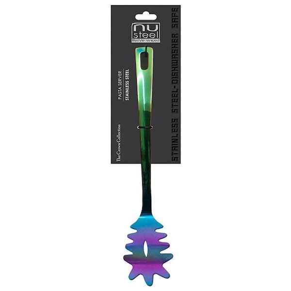 Nusteel NuSteel TG-RBWCWN-PSTA 1.8 mm Rainbow Crown Pasta Server - TG-RBWCWN-PSTA