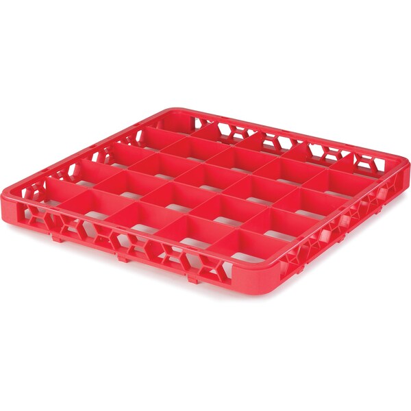 Carlisle Foodservice Dvde Glss Rack Ext, 1.78", Rd, 25 Comp, PK6 - RE25C05