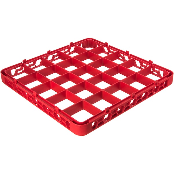 Carlisle Foodservice Dvde Glss Rack Ext, 1.78", Rd, 25 Comp, PK6 - RE25C05