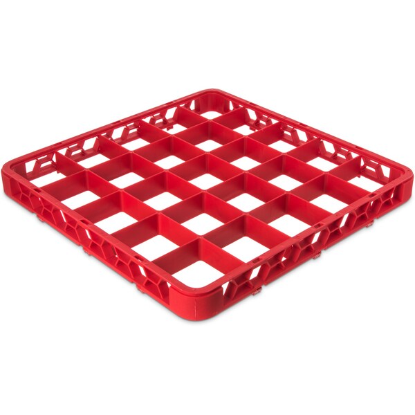 Carlisle Foodservice Dvde Glss Rack Ext, 1.78", Rd, 25 Comp, PK6 - RE25C05
