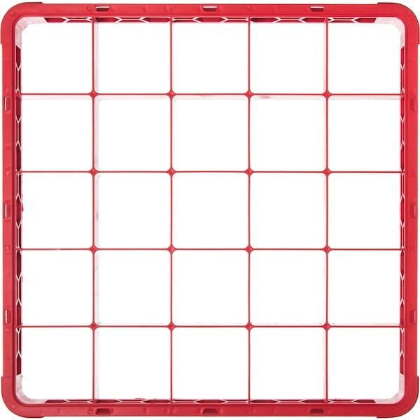 Carlisle Foodservice Dvde Glss Rack Ext, 1.78", Rd, 25 Comp, PK6 - RE25C05