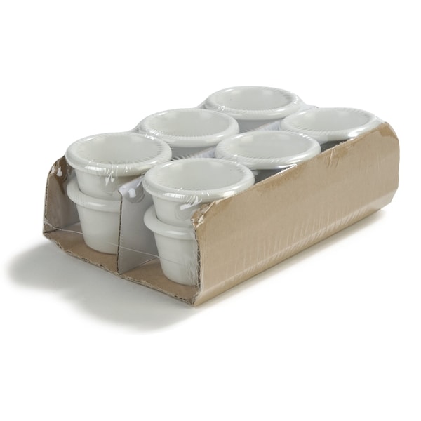Carlisle Foodservice Melamine Smooth Ramekin, 1.5 oz., Bn, PK4 - S275-842