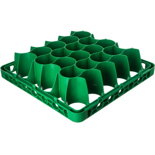 Carlisle Foodservice Long Glass Rack Ext, 30 Comp, Grn, PK4 - REW30LC09
