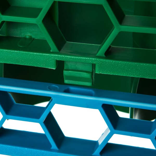 Carlisle Foodservice Long Glass Rack Ext, 30 Comp, Grn, PK4 - REW30LC09