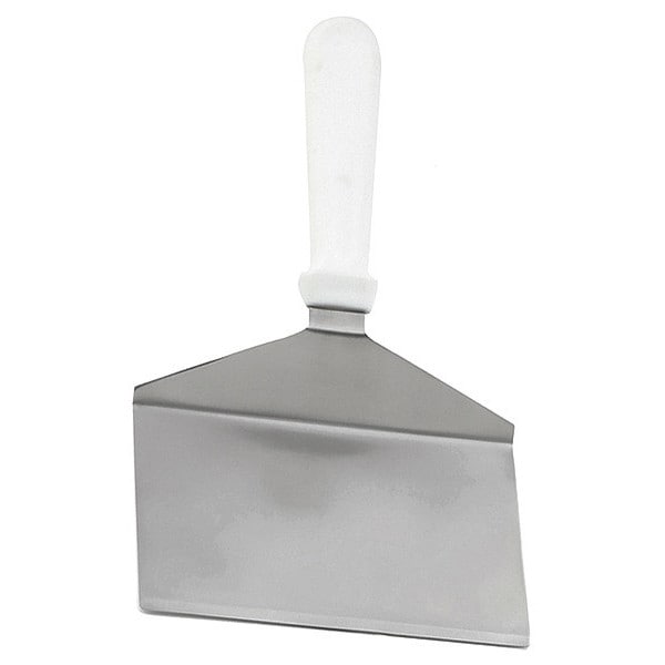 Tablecraft Turner Squard Blade, SS, Wht Plst Hndl, 11" - 461W