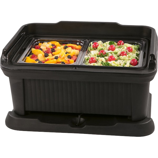 Carlisle Foodservice Slide N Seal Top Loader, 6", Blk - XT160003