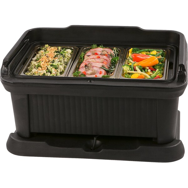 Carlisle Foodservice Slide N Seal Top Loader, 6", Blk - XT160003