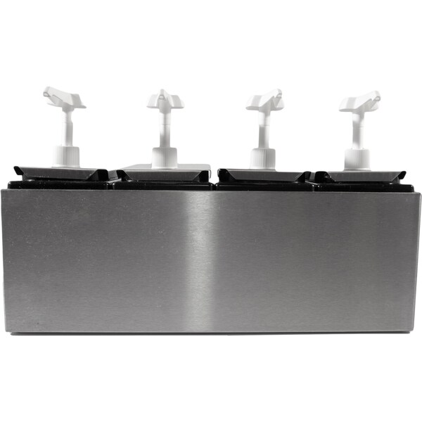 Carlisle Foodservice Topping Rail w/4ea Standard Pumps/Jars - 38504
