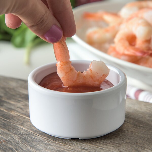 Carlisle Foodservice Mlmn Strgt-Side Ramekin, 3 oz., Wt, PK48 - 41202