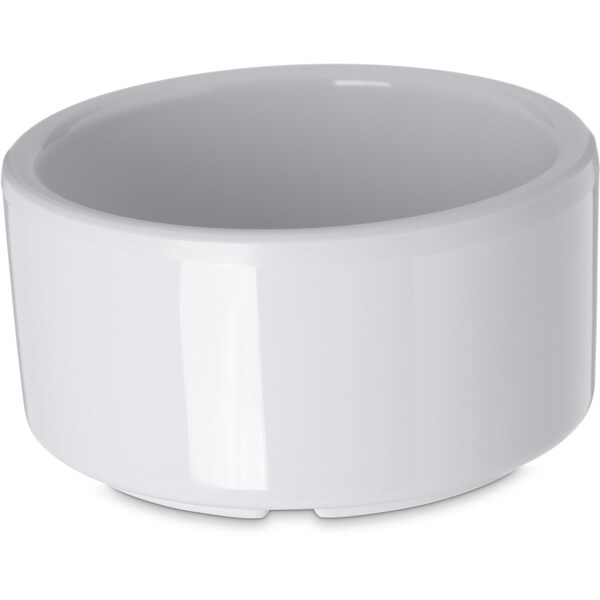 Carlisle Foodservice Mlmn Strgt-Side Ramekin, 3 oz., Wt, PK48 - 41202