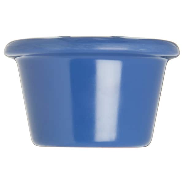 Carlisle Foodservice Melamine Smooth Ramekin, 1.5 oz., Blu, PK48 - S27514