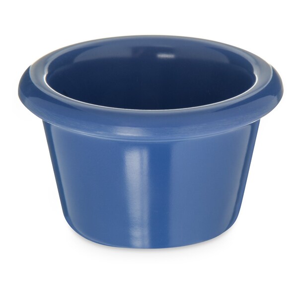 Carlisle Foodservice Melamine Smooth Ramekin, 1.5 oz., Blu, PK48 - S27514