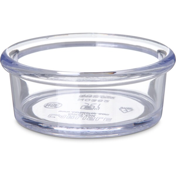 Carlisle Foodservice SAN Smooth Ramekin, 2.5 oz., Clear, PK48 - 036207