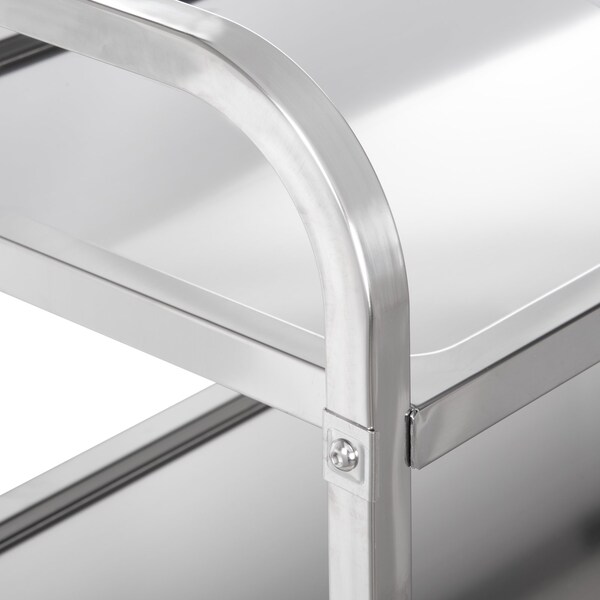 Carlisle Foodservice SS Util Crt, 3 Shlf, 400 lb., 17.75x33.375" - UC4031733