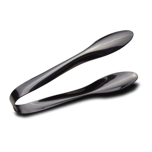 Bon Chef Ez Use Banquet Serving Tongs W/Hollow Cool Handle 9-1/4" - Black - 9461B