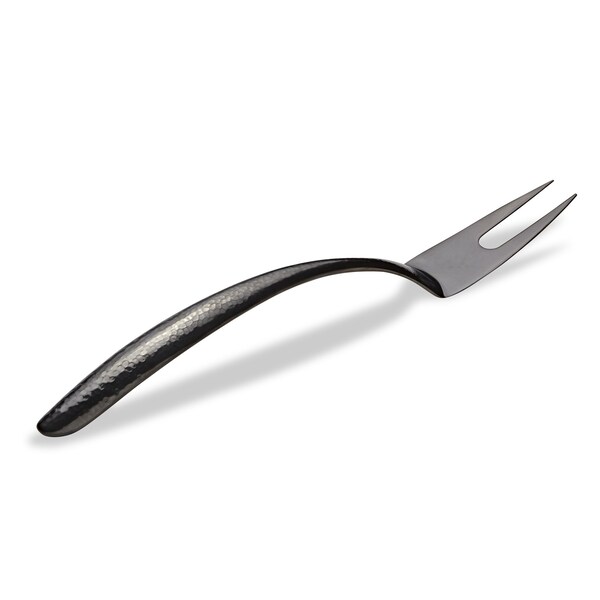Bon Chef Ez Use Banquet Serving Fork Hammer Finish 14" - Black - 9455HFB