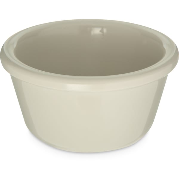Carlisle Foodservice Melamine Smooth Ramekin, 4 oz., Bone, PK4 - S285-842