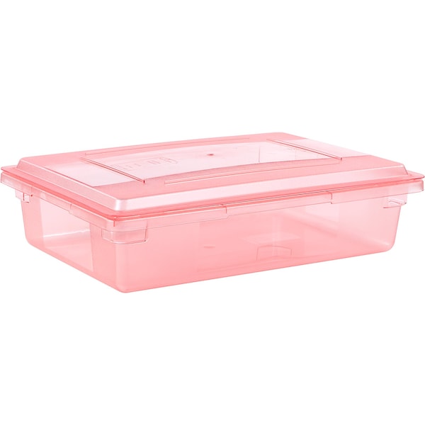 Carlisle Foodservice Strge Container, 8.5 gal., 26x18x6", Rd, PK6 - 10621C05