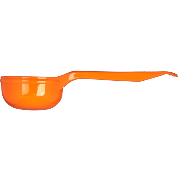 Carlisle Foodservice Solid Short Handle, 2.5 oz., Orange, PK12 - 492524