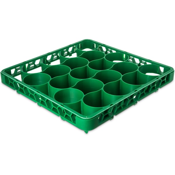 Carlisle Foodservice Long Glass Rack Ext, 20 Comp, Grn, PK4 - REW20LC09