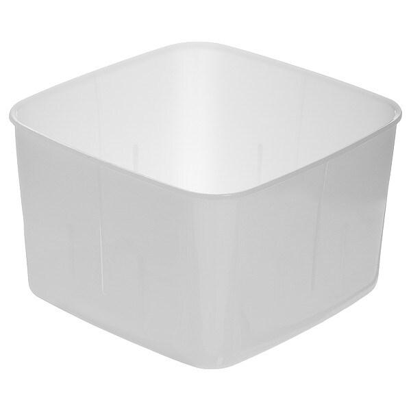Carlisle Foodservice Storage Container, 2 qt., Wht, PK12 - 153202