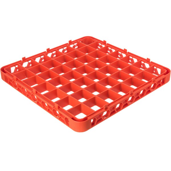 Carlisle Foodservice Dvde Glss Rack Ext, 1.78", Orn, 49 Comp, PK6 - RE49C24