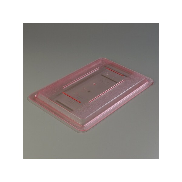 Carlisle Foodservice Storage Container Lid, 18"x12", Red, PK6 - 10617C05