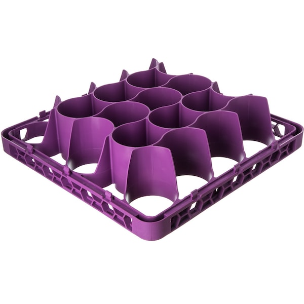 Carlisle Foodservice Long Glass Rack Ext, 20 Comp, Lavender, PK4 - REW20LC89