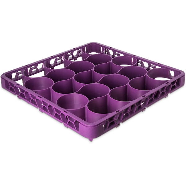 Carlisle Foodservice Long Glass Rack Ext, 20 Comp, Lavender, PK4 - REW20LC89